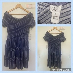 NWT Blue and White Mini Dress